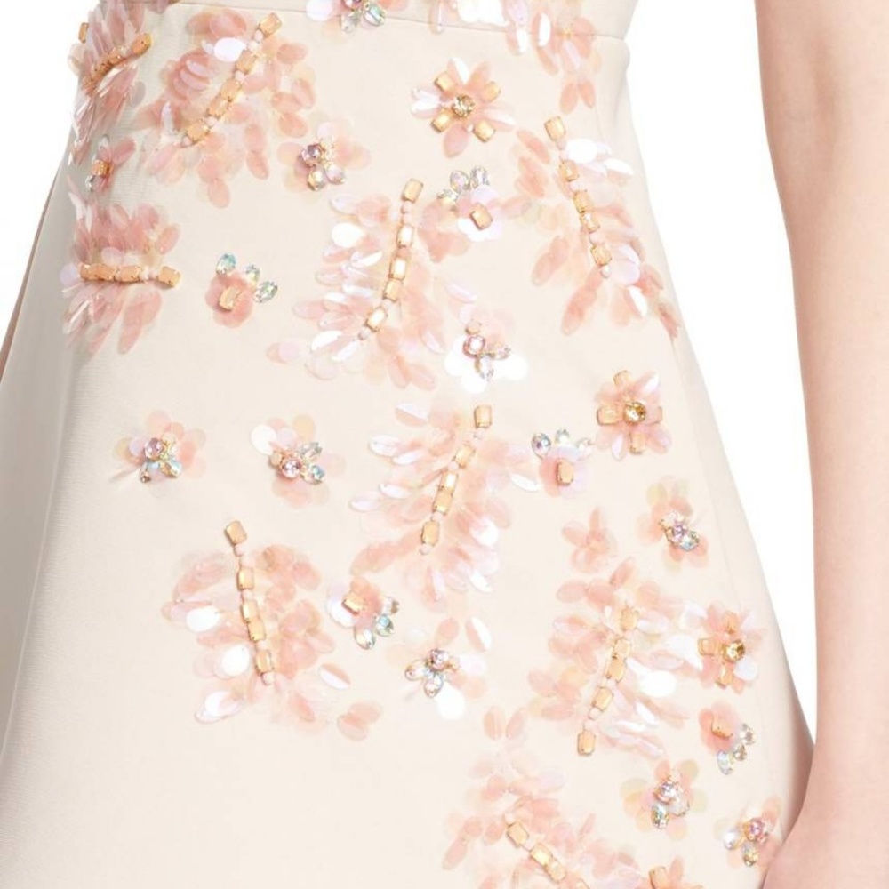 SOLD Kate Spade Sea Ferns Embellished Dress - Picture 2 of 8